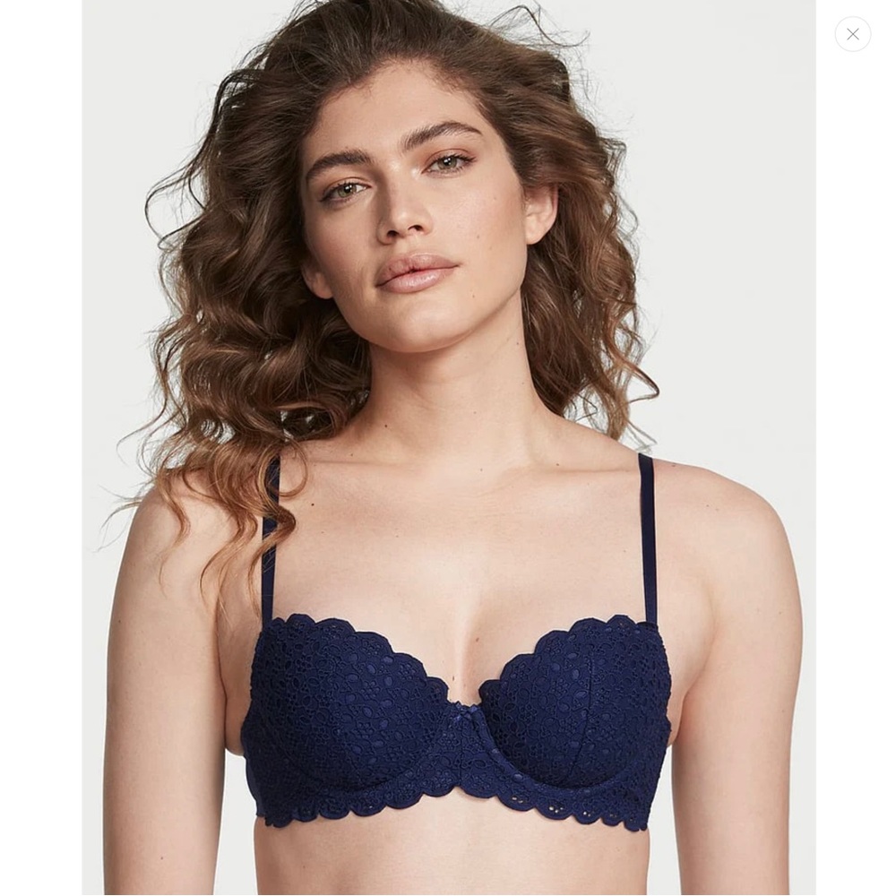 🎀VS NEW 36C Dream Angels Eyelet Demi Bra